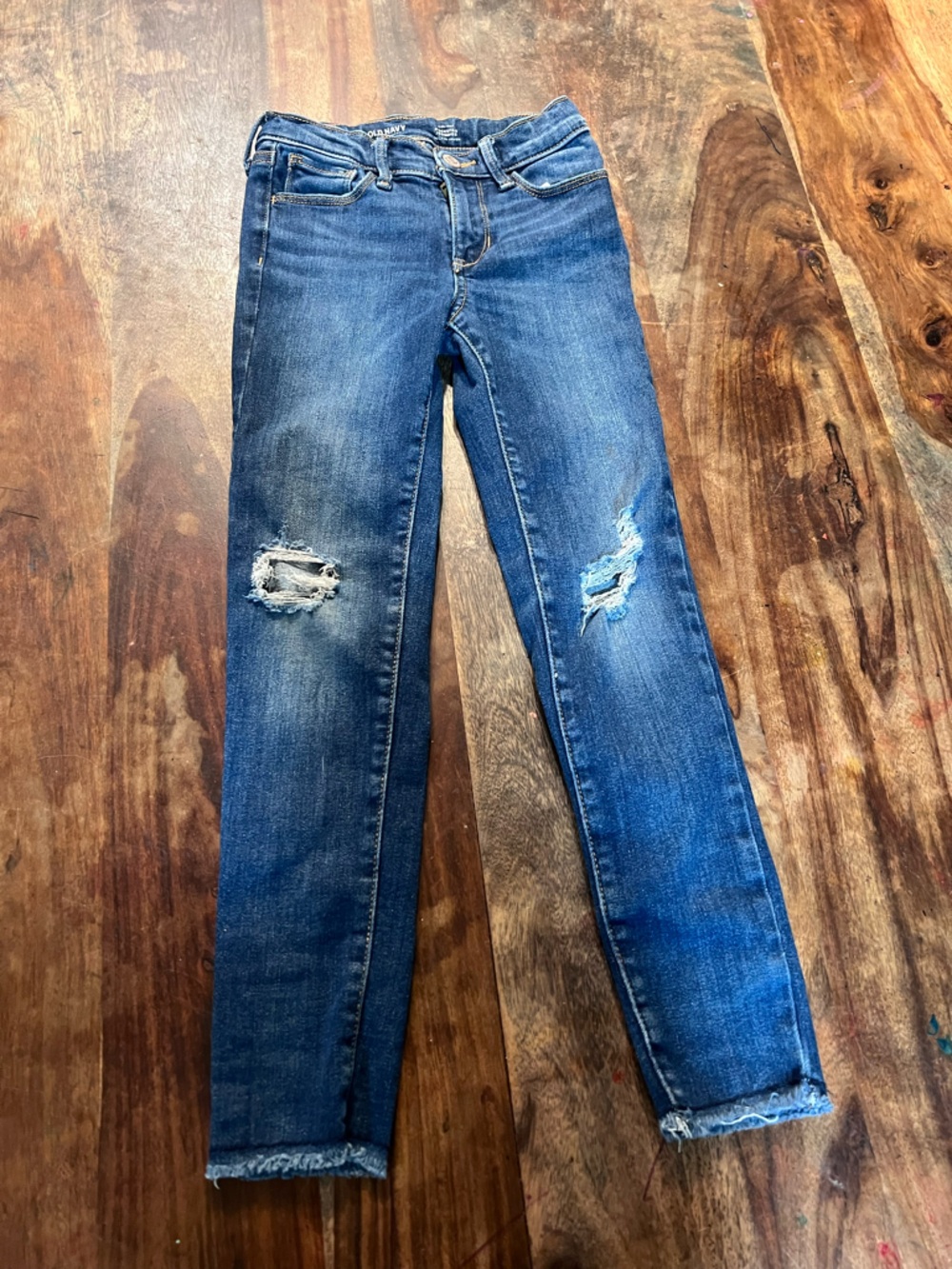Old Navy Kids Distressed Blue Jeans